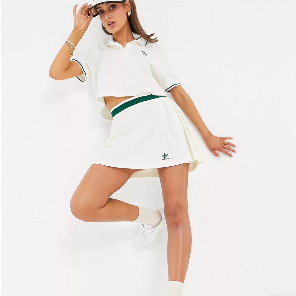 adidas tennis inspired skirt
